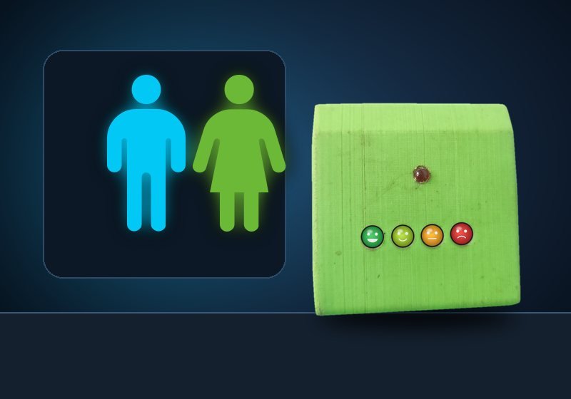 Ajvika Feedback Device in washrooms