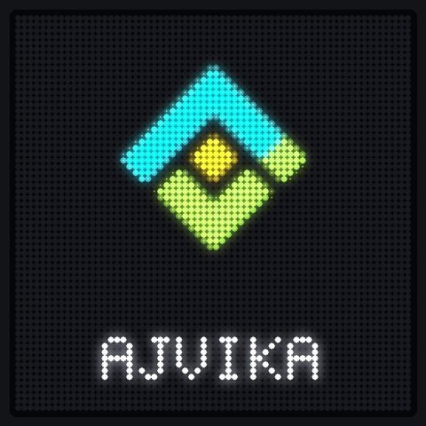 LED matrix showing your logo