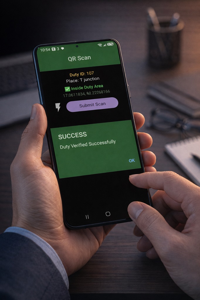 QR & GPS Guard Monitoring